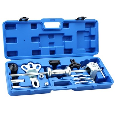 ATPEAM 19PCS 9 Way Slide Hammer Puller Set Bearing Hub Dent Axle Remover