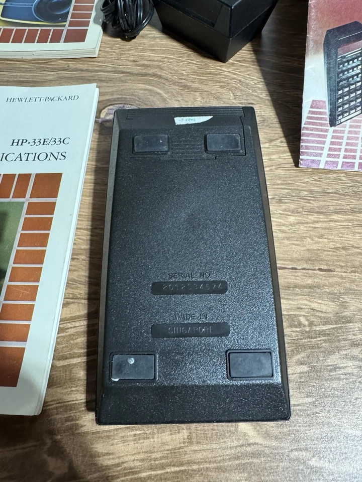 Calculadora Hewlett Packard HP-33C + Manual del propietario y piezas de programación solamente Foto 3 de 4