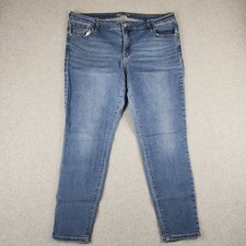 Old Navy Rockstar Super Skinny Low Rise Medium Wash Jeans Womens 18