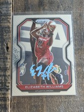 2021 Panini WNBA Prizm Elizabeth Williams #34 Signed IP Autograph