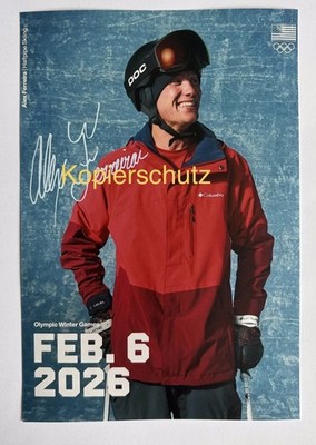 Autogramm Wintersport Olympia Ski Alpin Slopestyle Halfpipe Alex Ferreira