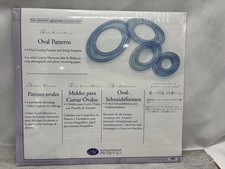 New Creative Memories Custom Cutting System 4 Oval Patterns  Sizing Template