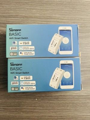 SONOFF Basic Smart Home WiFi Wireles DIY Switch Module For Apple Android X2