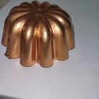 Vintage Copper Tone Fluted Aluminum Jello Mold Cake Pan 3.5 Cup Wall Decor 6.75" — photo 10