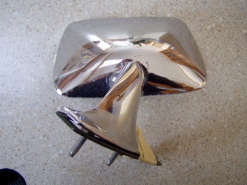 1971 1972 1973 71 72 73 dodge Chrysler Newport left drivers door chrome mirror - Picture 2 of 2