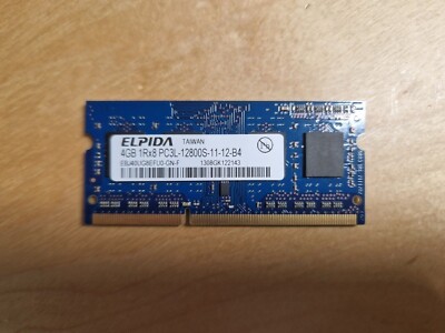 Elpida  4GB DDR3 PC3L-12800S 1600 MHz Notebook