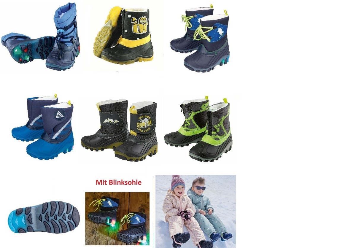 Winterstiefel Kinder Blinkende Winterschuhe FÃ¼r Jungs Jungen LED - Main Image