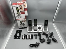 VTECH Cordless Phone Digital Answering Machine Model CS6629 W/ 2 CS6609 Handsets