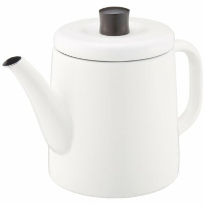 NODAHORO Porcelain Enamel Pottle Kettle 1.5L PTR-1.5KW White From Japan