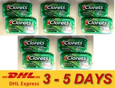 10 X CLORETS ACTIZOL PLUS COOL MINT TABLETS 14g