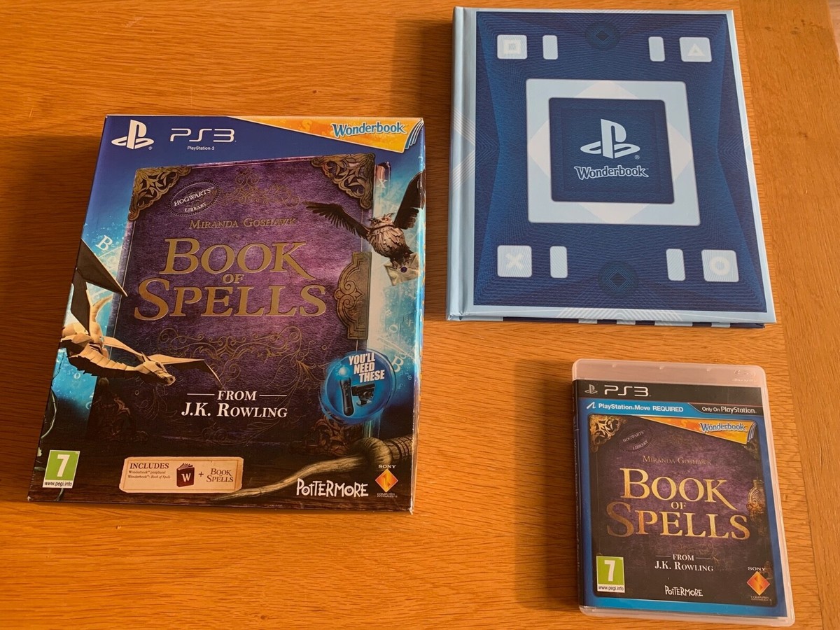 Harry Potter Wonderbook Book of Spells for Sony Playstation 3 PS3
