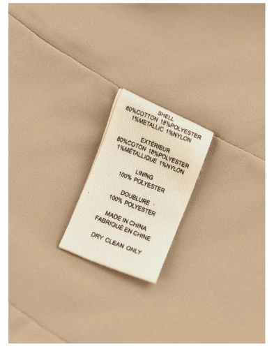 Mujeres AUTÉNTICO L'AGENCE Brooke Frente Abierto Blazer Abrigo Chaqueta Latte/Dorado - Imagen 14 de 14