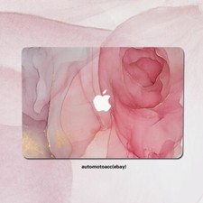 Gold Rose Elegant Marble Hard Case For Macbook M5 Air 13 15 Pro 14 16 11 12 inch