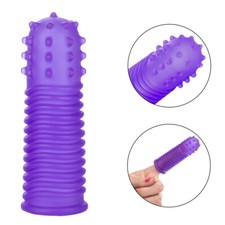 G-spot Clit Stimulation Finger Sleeve Fingering Sex Toys for Women Couples