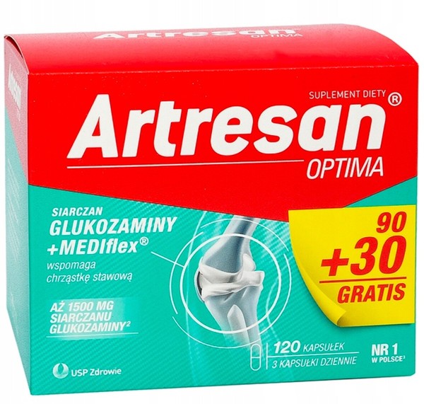 (Einheit/0,18€) Artresan Optima 120 Kap. Gesunde Gelenke Glukosamin D/S-image