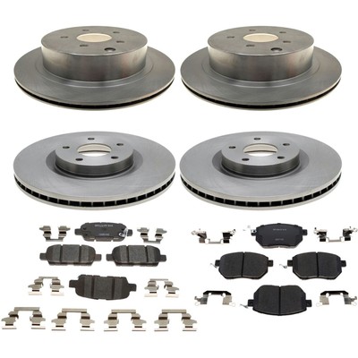 KIT-210513-1852 Raybestos Brake Disc and Pad Kits 4-Wheel Set Front & Rear