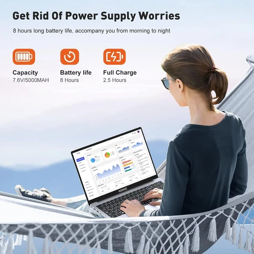 ACEMAGIC 15,6 Zoll Laptop Intel N95 16GB DDR4 RAM 512GB SSD Notebook Win11 WiFi5 - Bild 9 von 12