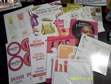 HUGE LOT of Perfectly Posh Business Supplies Catalogs Flyers & MORE