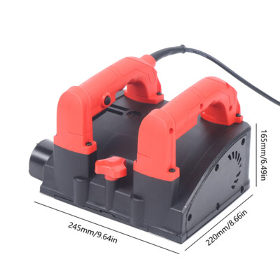 4580W Wandhobelmaschine – Elektrischer Betonschleifer Mit 3500 U/min, 1-4mm Hobeltiefe