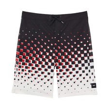Brand New Boys Vans Checker Fade Boardshorts Black/White 26/12