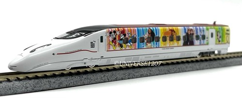 N Scale Tomix JR Kyushu 800-1000 Shinkansen/Bullet Train 6-Car Set Disney Paint - Picture 5 of 24