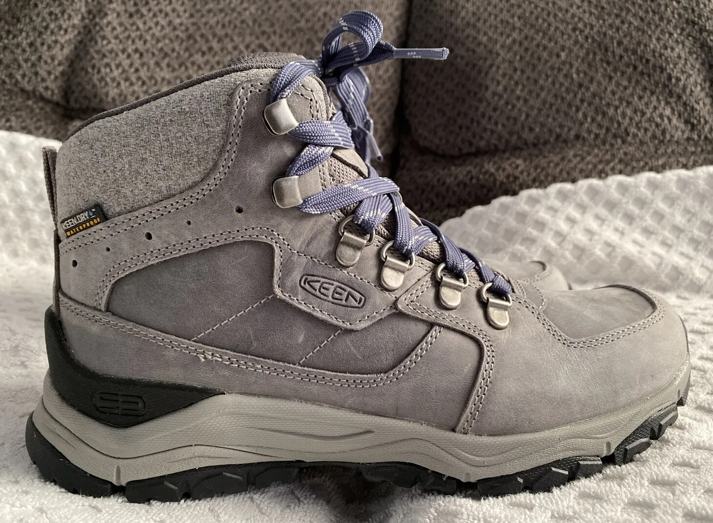 Stivali impermeabili KEEN innate in pelle Drizzle vintage indaco taglia 7 5 5234466