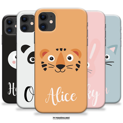  Personalisierte Handyhülle lustig niedlicher Name Silikon Abdeckung für iPhone 13 12 11 15 14