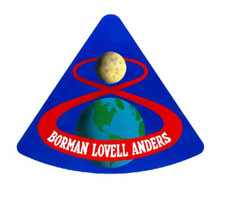 3" NASA APOLLO 8 MILITARY STICKER DECAL USA MADE