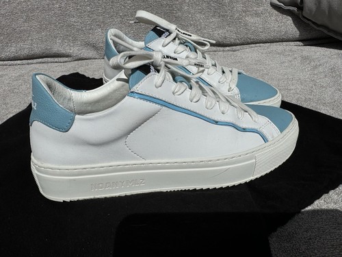 NOANYMLZ, (w. Boss) Sneaker, wie Green, Joop, Größe: 38, , Damen, weiß-hellblau - Bild 4 von 16