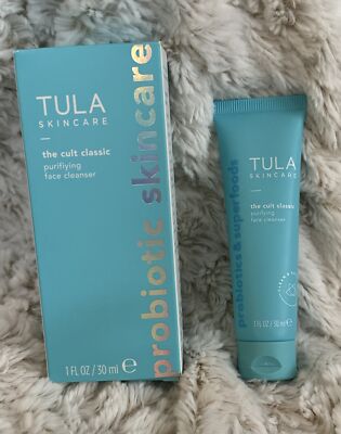 TULA Probiotic Skincare The Cult Classic PURIFYING FACE CLEANSER 1 fl.oz - NIB