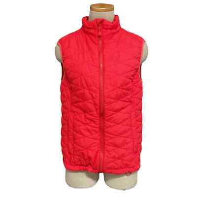 Jack Wolfskin Vest Women's S Small Red Microguard Stormlockn Insulated