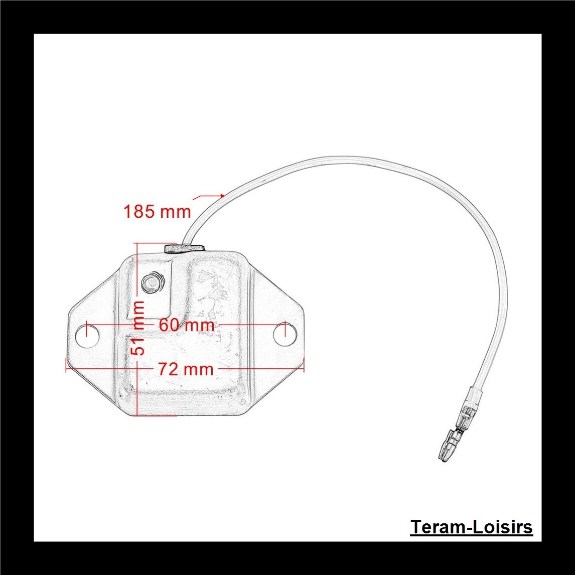 Régulateur tension stabilisé 12V protégeant le circuit des Yamaha Excel III EC 340