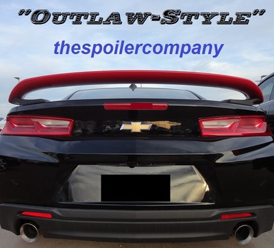 Primer Outlaw Style Rear Spoiler For Chevrolet Camaro Cpe 16 19 Un Painted