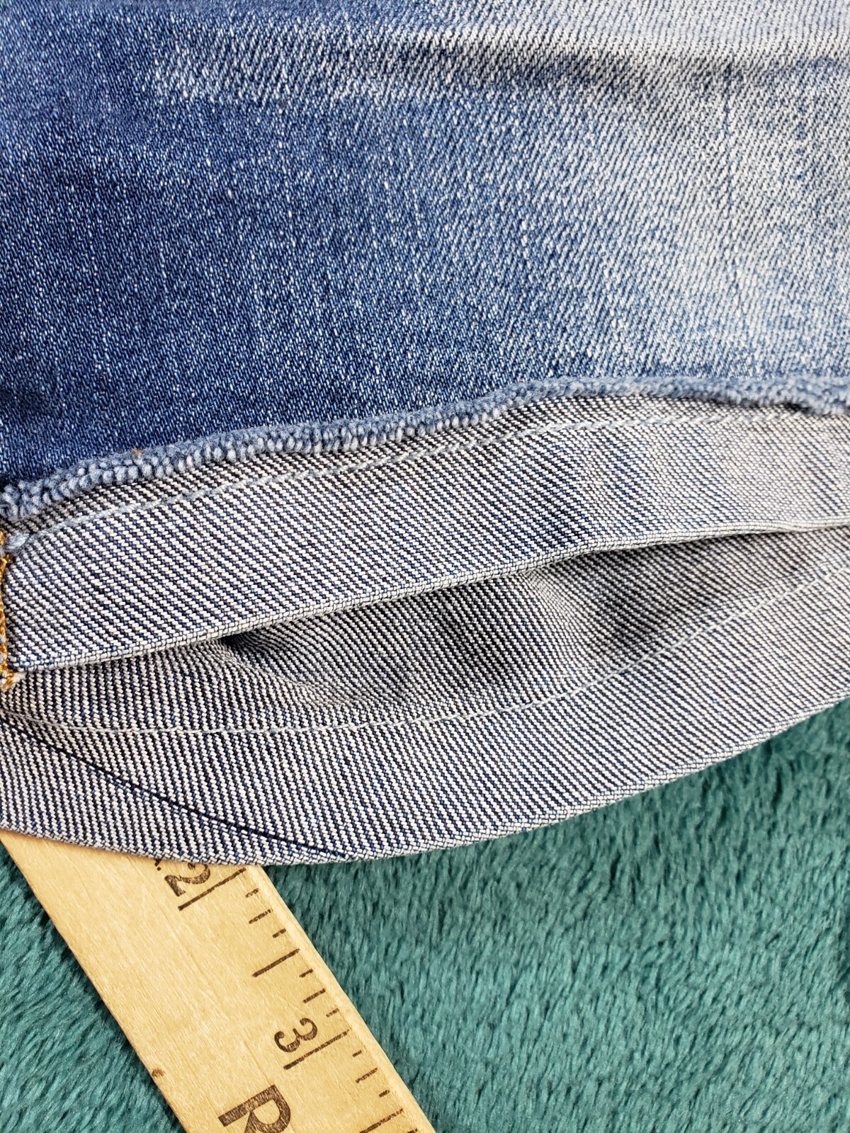 Gap Shorts Sz 6 Womens Blue Ladies Stretch Mid Rise Bermuda Slim Cut Off