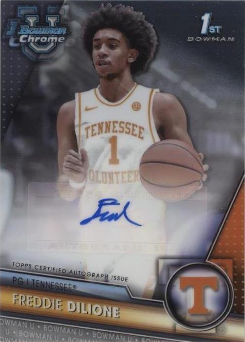 2023-24 Bowman University Chrome - Freddie Dilione #BCPA-FD - 1 of 2