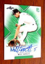 2021 Leaf Perfect Game Green Will Tippett Auto 7/10 #BA-WT1 South Carolina