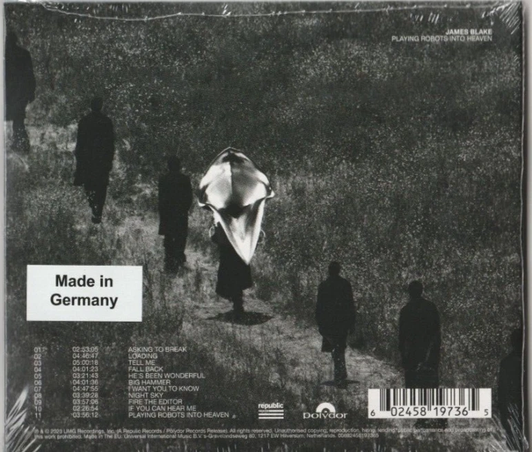 James Blake - CD - Playing Robots Into Heaven - Digisleeve - 2023 - NEUWARE! - Bild 2 von 2