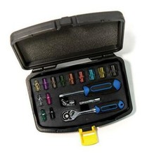CK 17 Piece 1/4" Drive Bi-Hex Multi Coloured Sure Socket & Ratchet Set, T4658