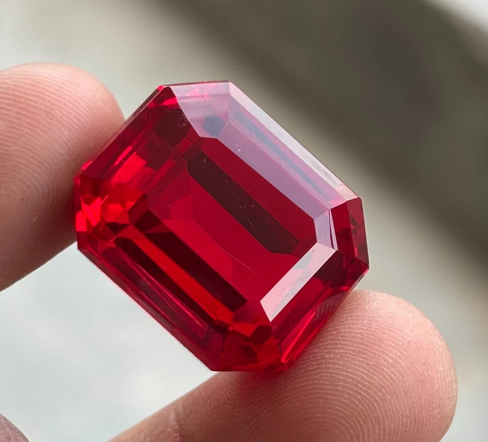 100 Ct Natural Blood Red Ruby Emerald Certified Flawless Loose Gemstone BIG SIZE - Image 4 of 4