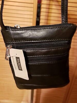 Details about   8200371 NEW Exclusive Pebble Genuine Leather Crossbody Tote Shoulder Purse SALE