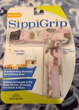 Boogin Head SippiGrip Baby Strap For Sippy Cup Bottles Toys Tether Pink/Camo New