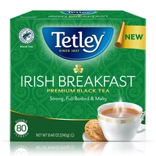 Irish Breakfast Premium Black Tea, 80 Tea Bags, Rainforest Alliance Certified
