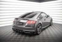 Diffusor Flaps Passend FüR Audi TT S-Line 8S Schwarz Hochglanz