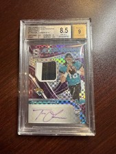 2021 Panini Spectra Aspiring Patch Auto Trevor Lawrence Neon Pink Prizm /15 RARE