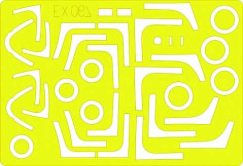 Eduard Accessories Ex067 - 1:48 F-18F Super Hornet - Masking Film - New