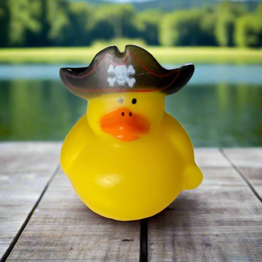 Adorable Pirate Rubber Duck for Kids Bath Time Fun