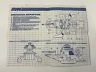 GI Joe 1986 Dreadnok Swampfire Vehicle Blueprints Instructions Original Hasbro