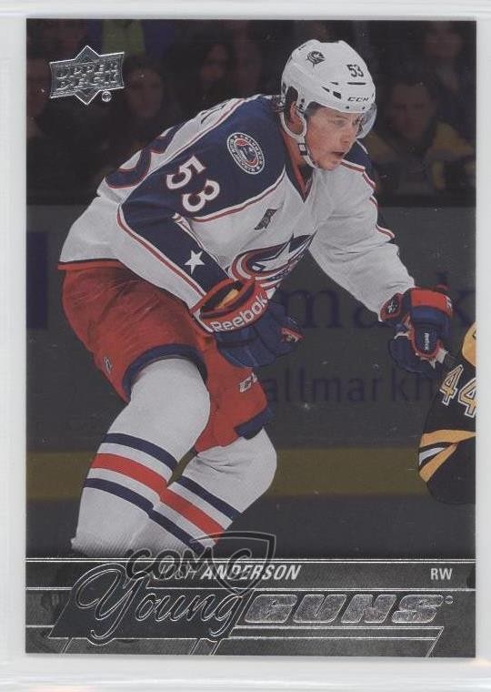 2015-16 Upper Deck Young Guns Silver Foil Board Josh Anderson #217 au7