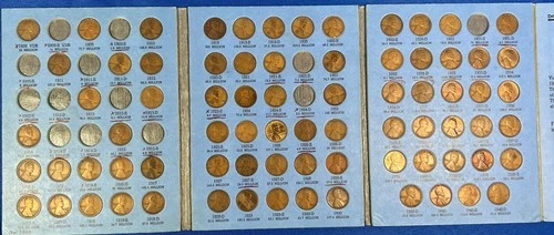 Lincoln Wheat Cent Collection 1909–1940 Whitman Album 76 Coins #288