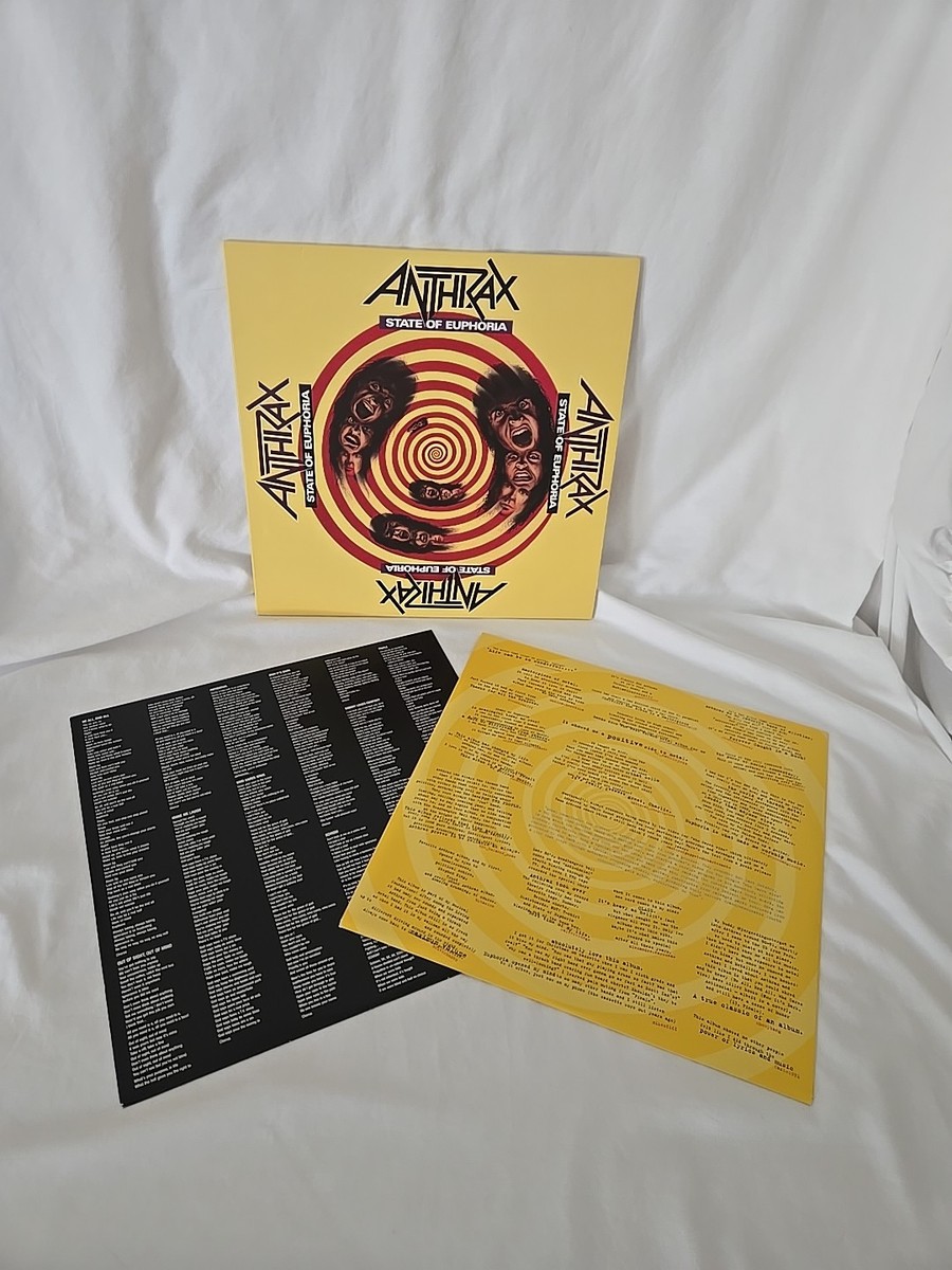 Anthrax State Of Euphoria 30th Anniversary Vinyl 2 LP MINT Limited